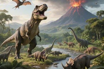 Kehidupan Dinosaurus di Era Jurasik dan Kretaseus