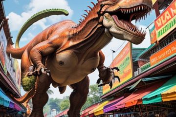 Rajakota Raksasa: T-Rex di Dunia Budaya Populer
