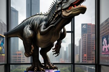 Journey Through Pop Culture: Unveiling the Fascination of T-Rex in Modern Art, Film, and Music